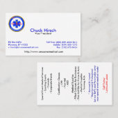 ter plaatse, Chuck Hirsch, Vice President, PO Box  Visitekaartje (Voorkant / Achterkant)