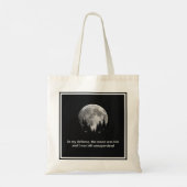 Ter verdediging, de maan was vol tote bag (Achterkant)