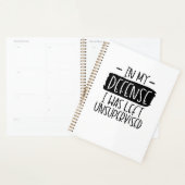 Ter verdediging werd ik zonder toezicht Notitieboe Planner (Display)