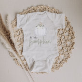 TERA Cute Sage Green Floral Little Pumpkin Romper