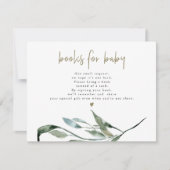 TERA Herfst Waterverf Greenery Boeken voor Baby Ka Kaart (Voorkant)