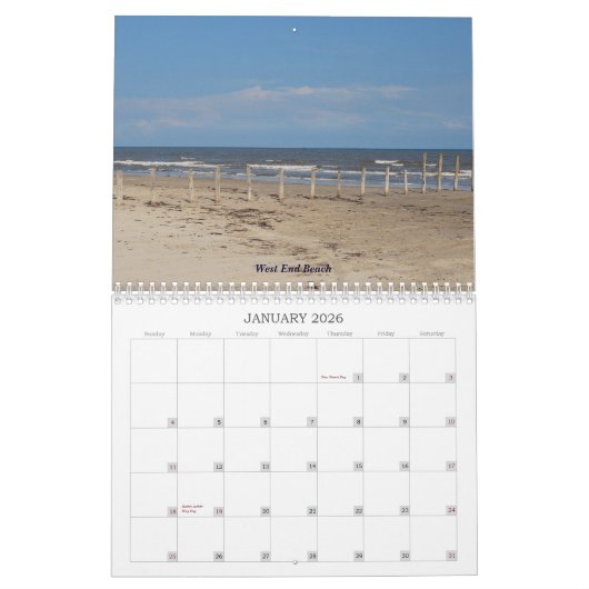 TeraBella Photography cadeaus Galveston, Texas Kalender (Jan 2026)