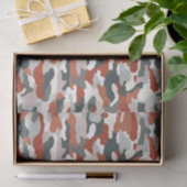 teracotta camouflage tissuepapier (Geschenk)
