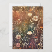 Teracotta Kleine pompoen herfst baby shower Kaart (Achterkant)