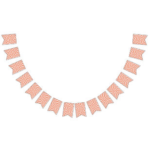 Teracotta Wedding Collectie Cheque op teracotta Vlaggetjes