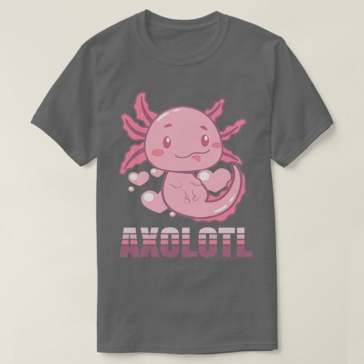 terarium van axolotl t-shirt (Design voorkant)