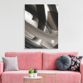 Tera's zachte fluistertrend abstracte kunst canvas afdruk (Insitu (Woonkamer))