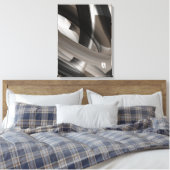Tera's zachte fluistertrend abstracte kunst canvas afdruk (Insitu (Slaapkamer))