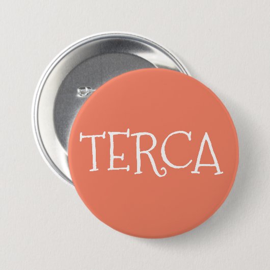 terca ronde button 7,6 cm (Voorkant /achterkant)