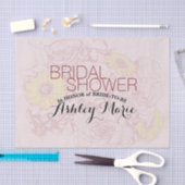 Tercaansicht Boeket Kunstwerk Gepersonaliseerd Tissuepapier (Craft)