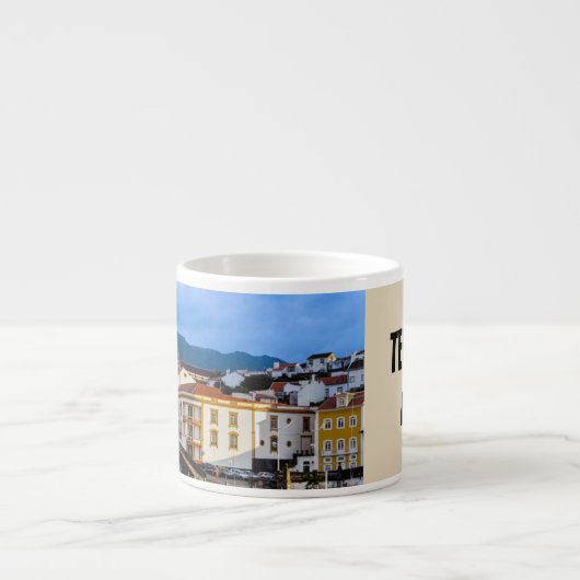 Terceira Azores Custom Espresso Cup Collectie Espresso Kop (Voorkant)