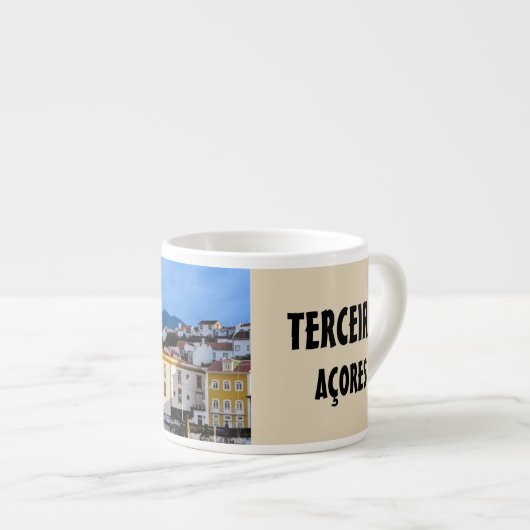 Terceira Azores Custom Espresso Cup Collectie Kop (Voorkant rechts)