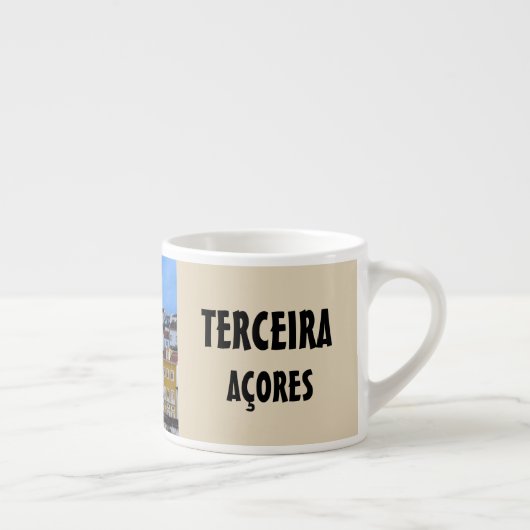Terceira Azores Custom Espresso Cup Collectie Kop (Rechts)