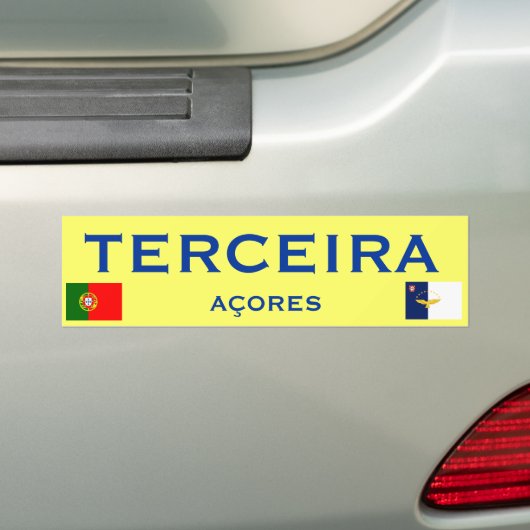 Terceira* Bumpersticker (Op auto)