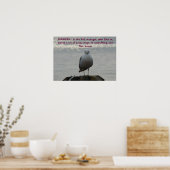 TERDBIRD: Een Zee Gull-manager, die.. Poster (Keuken)