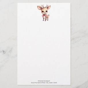 Tere babyhertentekening briefpapier