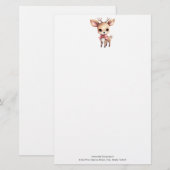 Tere babyhertentekening briefpapier (Voorkant / Achterkant)