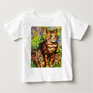Tere katt en kitten tekening door Louis Wain