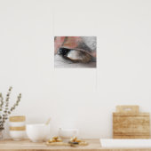Tere Siamees Kitten Onder Een Dekbed Schets Poster (Keuken)