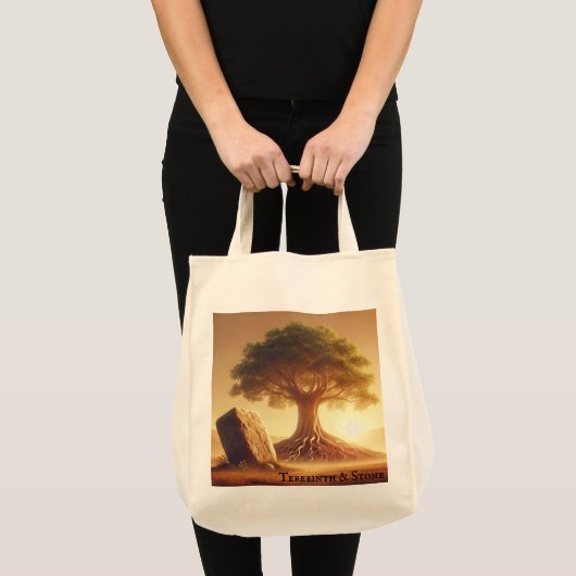 Terebinth & Stone Christelijke Canvas tas (Voorkant (product))