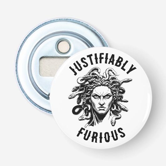 Terecht Woedend feat. Medusa Button Flesopener (Voorkant)
