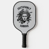 Terecht Woedend met Medusa Pickleball Paddle (Achterkant)
