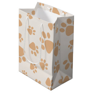 Terechte Hond Pootafdruk Medium Cadeauzakje