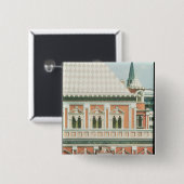 Terem Palace Vierkante Button 5,1 Cm (Voorkant /achterkant)