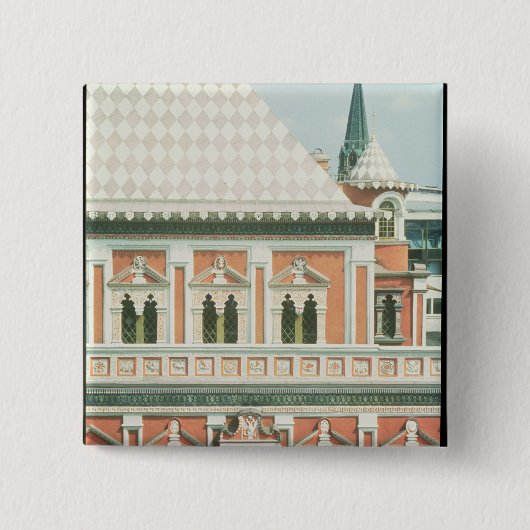 Terem Palace Vierkante Button 5,1 Cm (Voorkant)