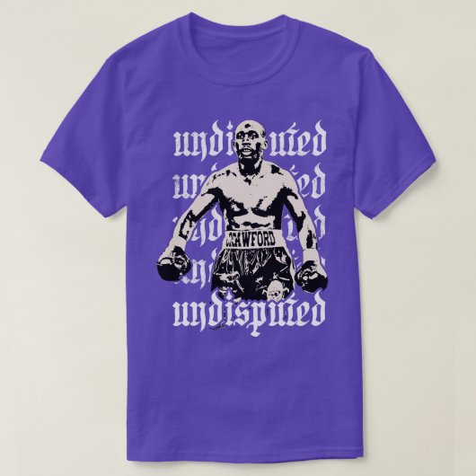 Terence Crawford de Onbetwiste T-shirt (Design voorkant)