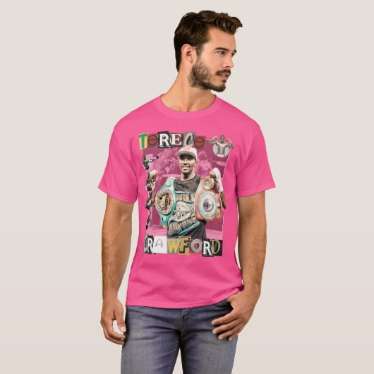 Terence Crawford meervoudig wereldkampioenschap T-shirt (Voorkant volledig)