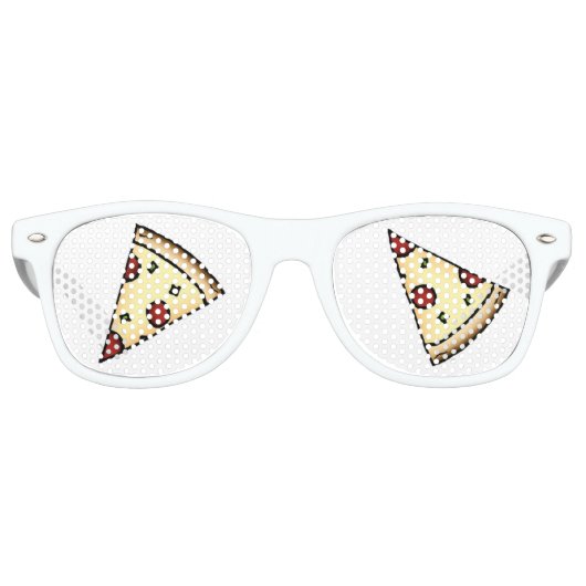 Terence de spin pizza tinten retro zonnebril (Voorkant)