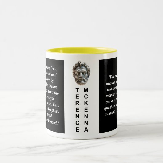 Terence McKenna Aangepaste Quote Filosofie Mok (Center)