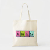 Terence Periodic Table Name canvas tas (Voorkant)