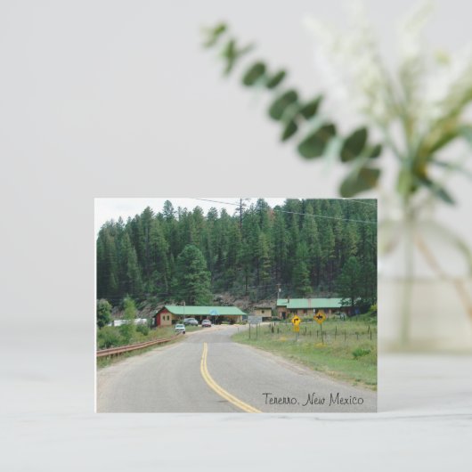 Tererro, New Mexico Briefkaart (Staand voorkant)