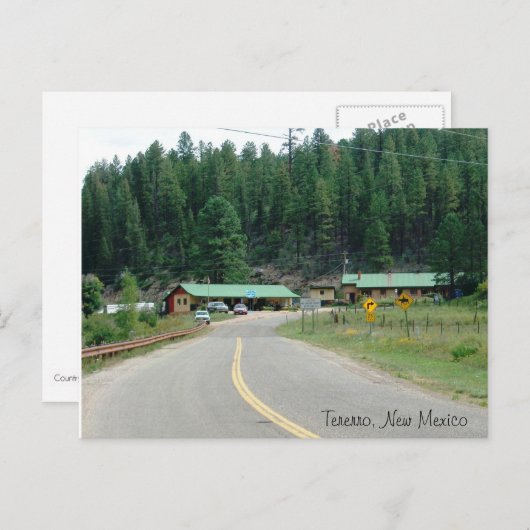Tererro, New Mexico Briefkaart (Voorkant / Achterkant)