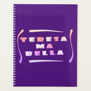 Teresa Bella maakte voor haar gemengde kleuren Dra Planner