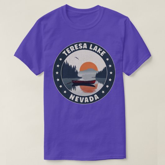 Teresa Lake Nevada zonsondergang T-shirt (Design voorkant)