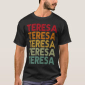 Teresa Retro Name Humor Nickname T-shirt (Voorkant)
