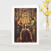 teresa van avila card kaart (Gele Bloem)