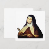 Teresa van Ávila door Rubens Bedankkaart (Voorkant / Achterkant)