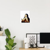 Teresa van Ávila door Rubens Poster (Thuiskantoor)