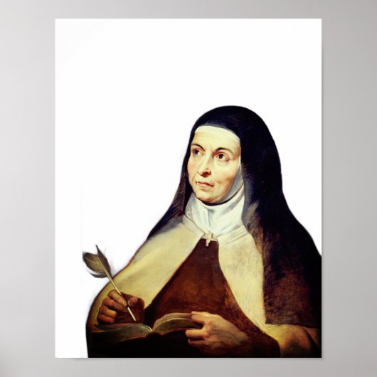 Teresa van Ávila door Rubens Poster (Voorkant)