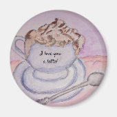 Teresa's koffie magneet (Voorkant)