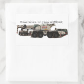 Terex AC100-4L Rechthoekige Sticker (Tas)