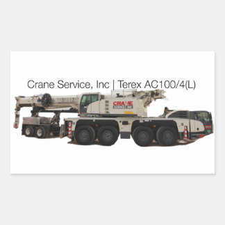 Terex AC100-4L Rechthoekige Sticker