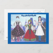 Tereza van het Tsjechische Briefkaart voor de papi (Voorkant / Achterkant)