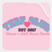 TERF Club sticker blad (Voorkant)