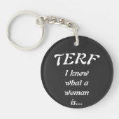 TERF - Vrouw Sleutelhanger (Voorkant)