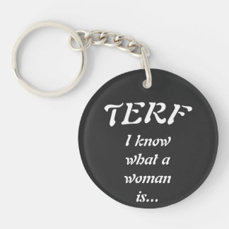 TERF - Vrouw Sleutelhanger